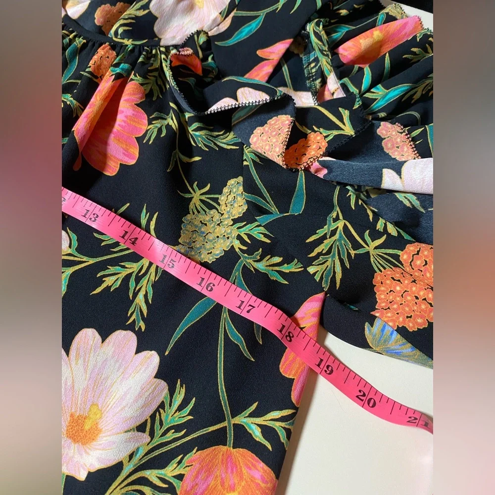 Kate Spade |‎ XS Floral Cold Shoulder Blouse